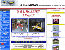 Tablet Screenshot of glhobbies.com